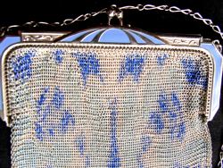 1920s Whiting and David Mesh Purse