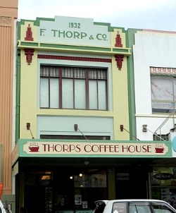 Art Deco Building - Napier Coffee House